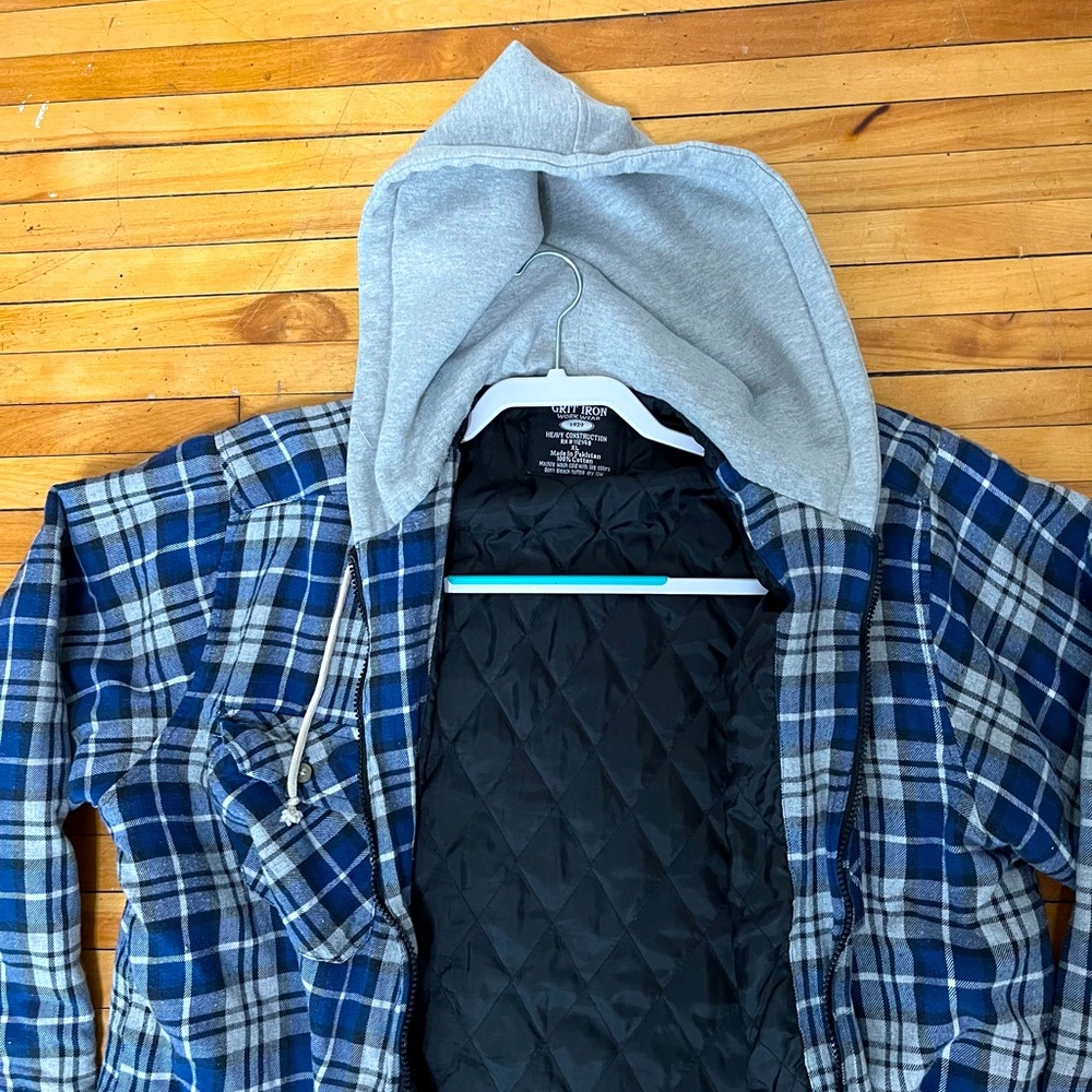 Flannel Hoodie Jacket